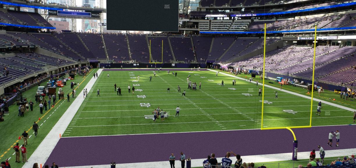 U.S. Bank Stadium - Section 121 Sro Seat View