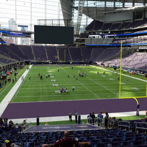 U.S. Bank Stadium - Section 121 Sro Seat View