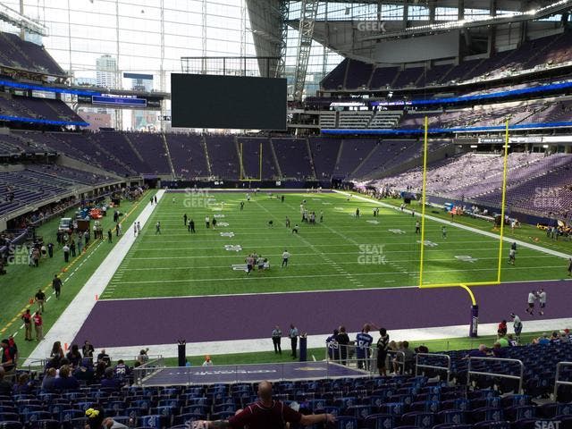 U.S. Bank Stadium - Section 121 Sro Seat View