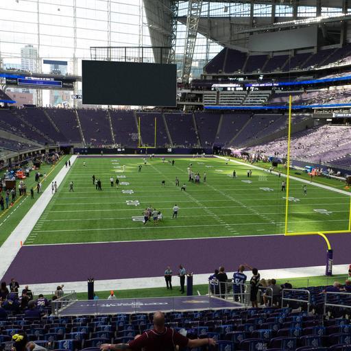 U.S. Bank Stadium - Section 121 Seat View