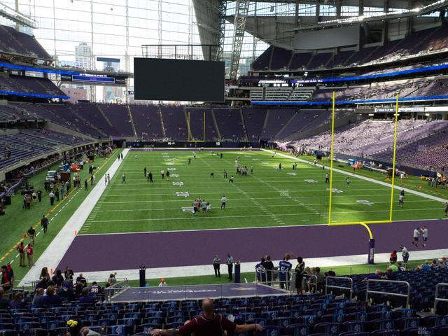 U.S. Bank Stadium - Section 121 Seat View