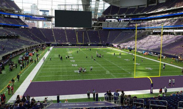 U.S. Bank Stadium - Section 121 Seat View