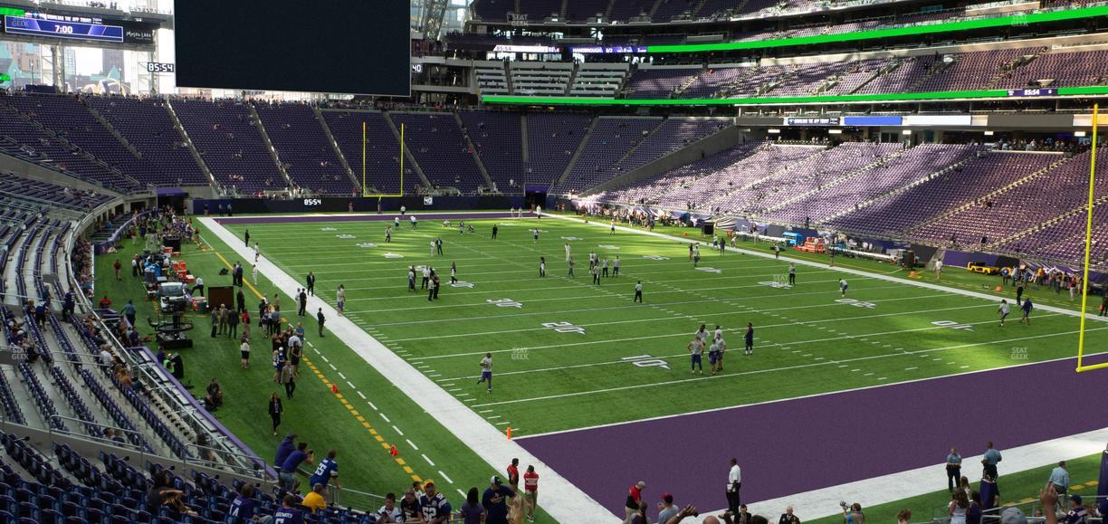 U.S. Bank Stadium - Section 122 Sro Seat View