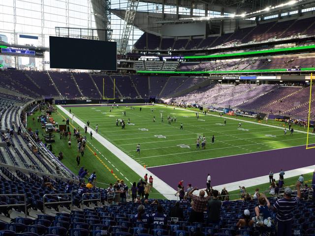 U.S. Bank Stadium - Section 122 Sro Seat View