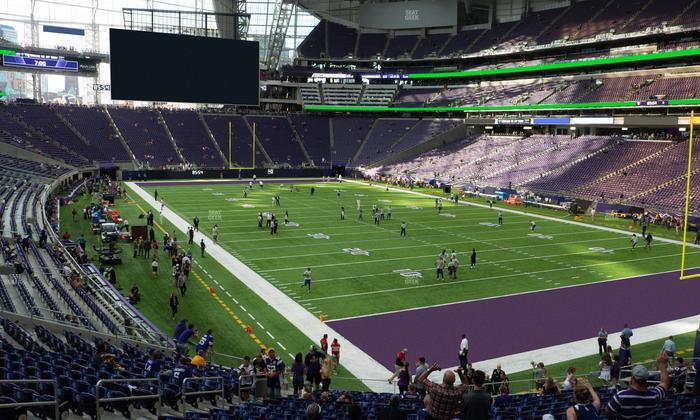 U.S. Bank Stadium - Section 122 Seat View