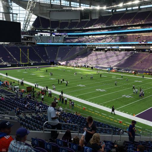 U.S. Bank Stadium - Section 124 Seat View