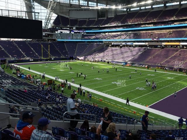 U.S. Bank Stadium - Section 124 Seat View