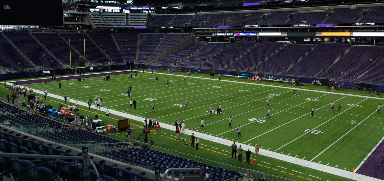 U.S. Bank Stadium - Section 126 Seat View