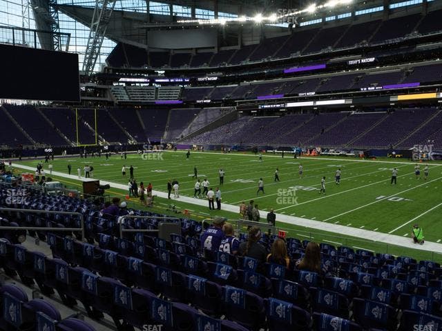 U.S. Bank Stadium - Section 127 Sro Seat View