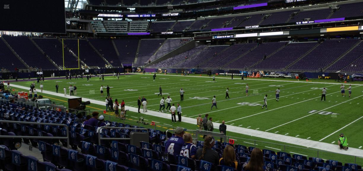 U.S. Bank Stadium - Section 127 Seat View
