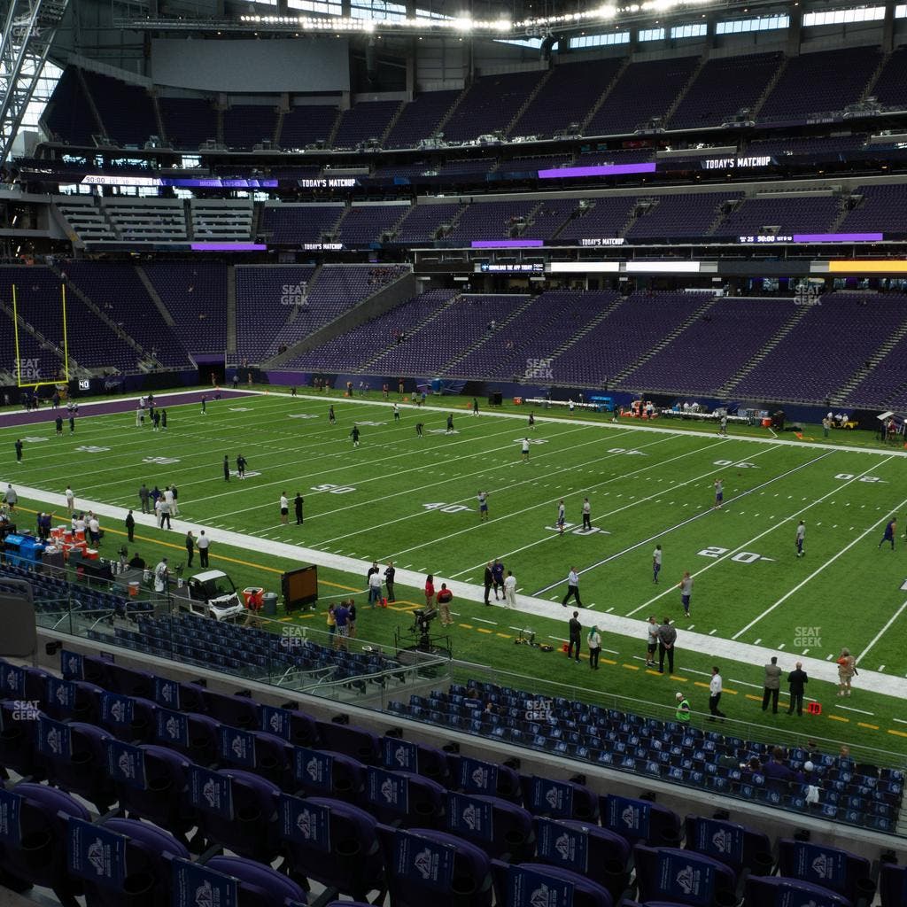 U.S. Bank Stadium - Section 128 Seat View