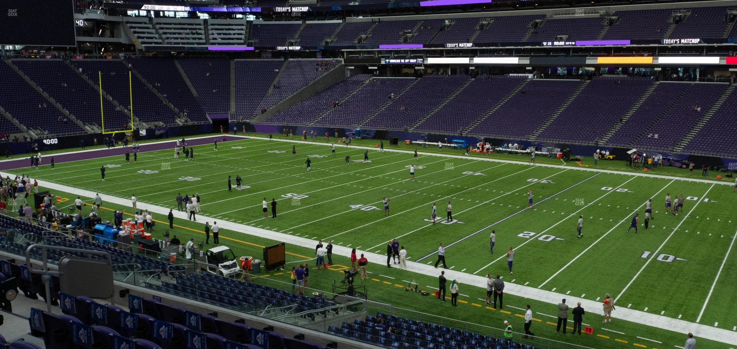 U.S. Bank Stadium - Section 128 Seat View