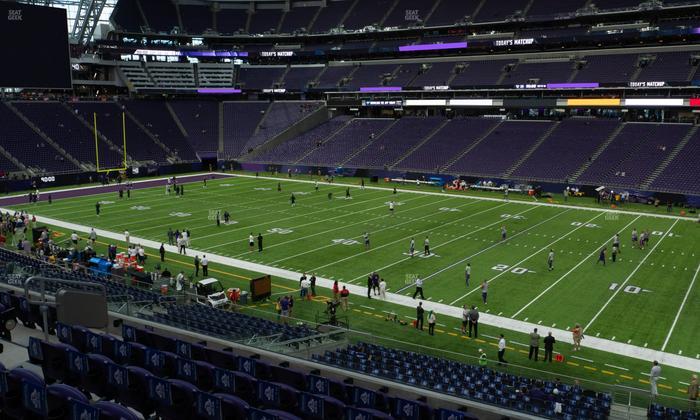U.S. Bank Stadium - Section 128 Seat View