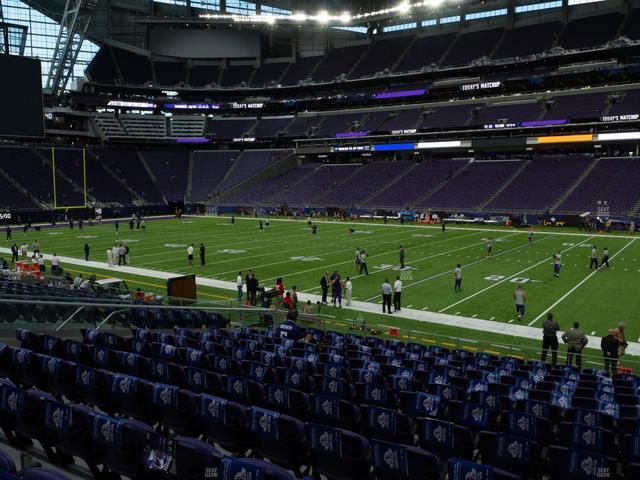 U.S. Bank Stadium - Section 129 Sro Seat View