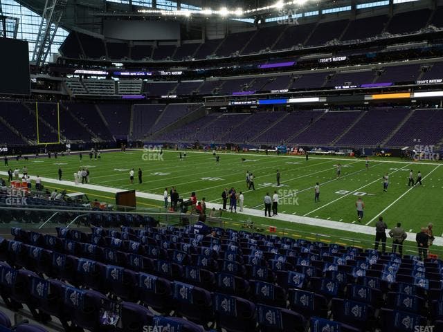 U.S. Bank Stadium - Section 129 Sro Seat View