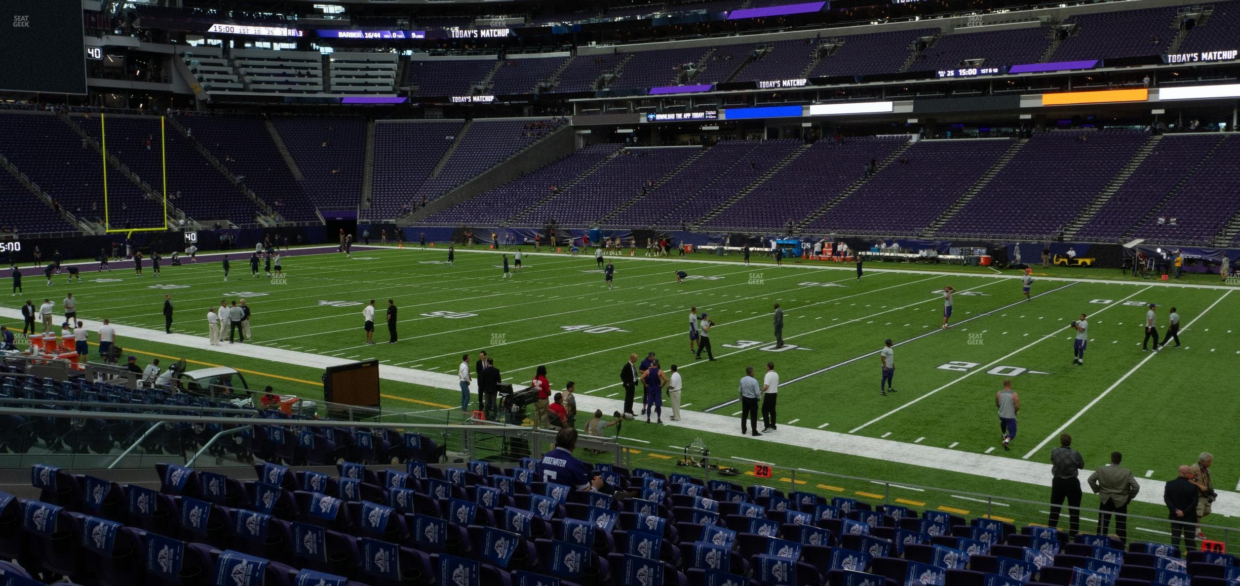 U.S. Bank Stadium - Section 129 Seat View