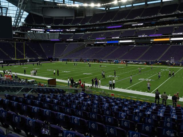 U.S. Bank Stadium - Section 129 Seat View