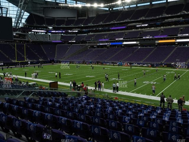 U.S. Bank Stadium - Section 129 Seat View