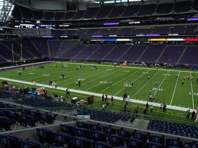 U.S. Bank Stadium - Section 130 Seat View