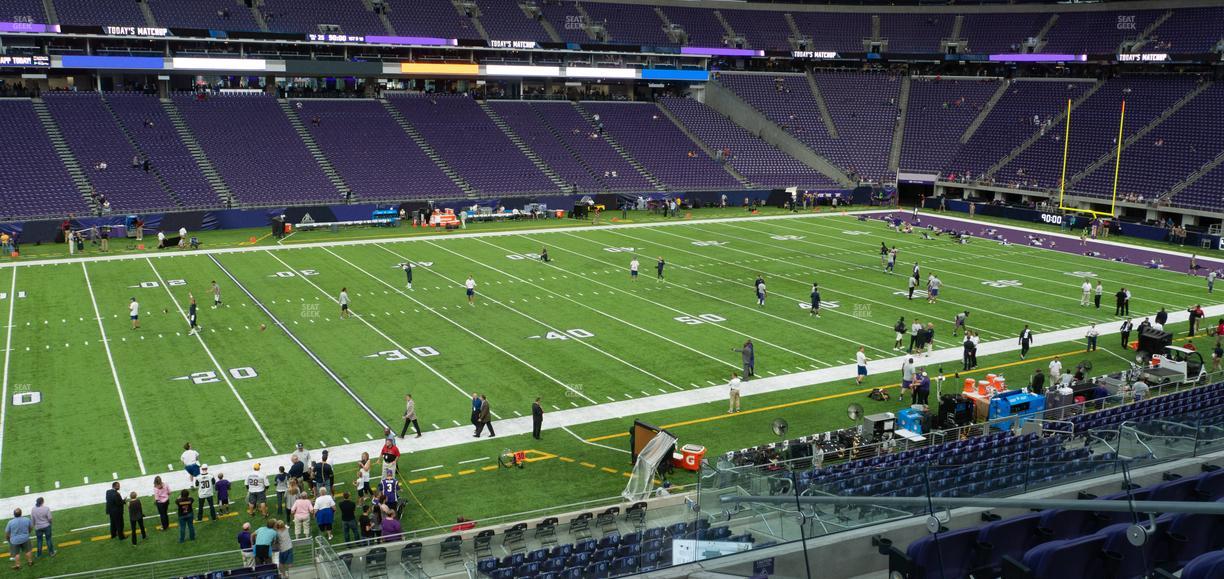 U.S. Bank Stadium - Section 131 Seat View