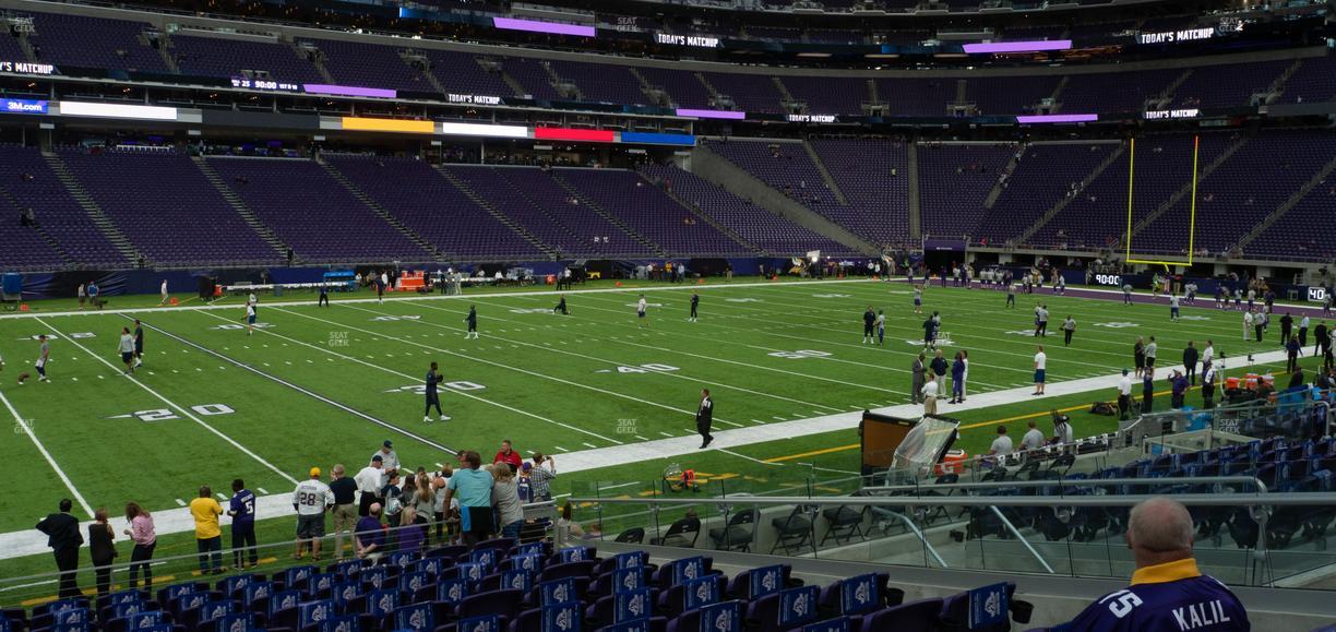 U.S. Bank Stadium - Section 132 Seat View