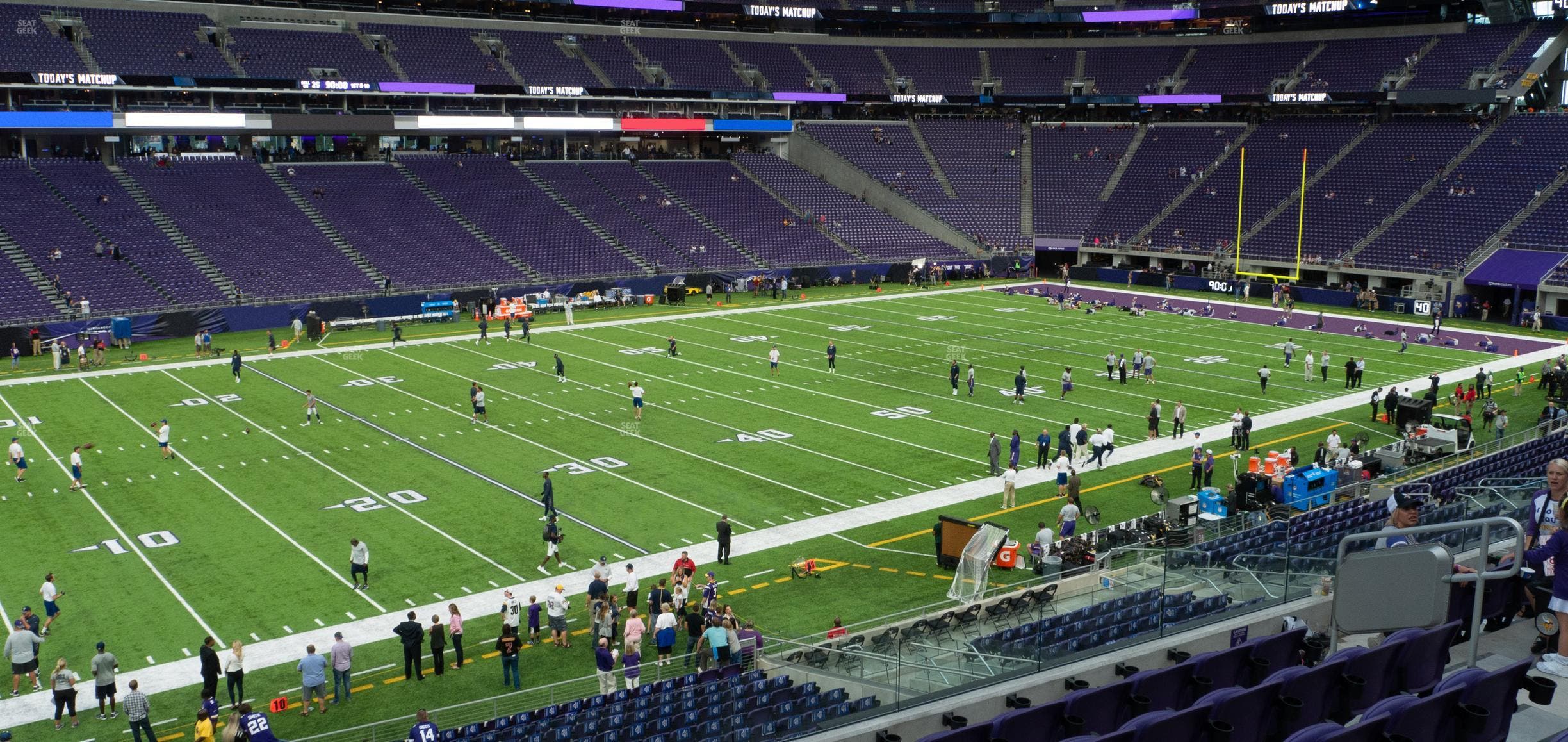 U.S. Bank Stadium - Section 133 Seat View