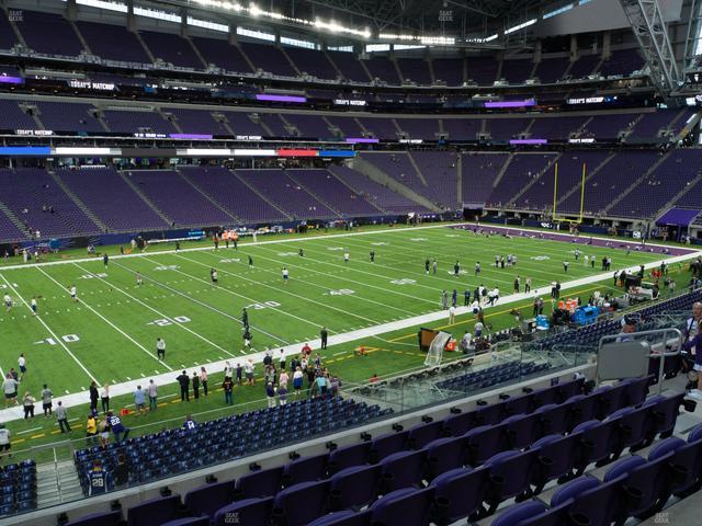 U.S. Bank Stadium - Section 133 Seat View