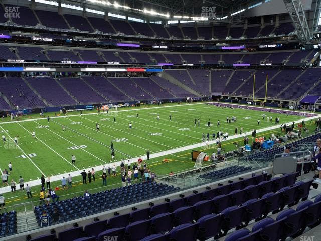U.S. Bank Stadium - Section 133 Seat View