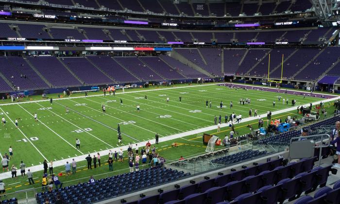 U.S. Bank Stadium - Section 133 Seat View