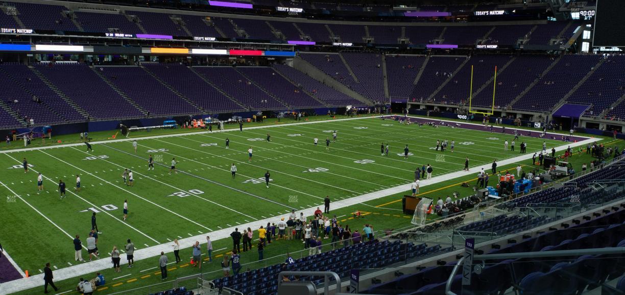 U.S. Bank Stadium - Section 135 Seat View