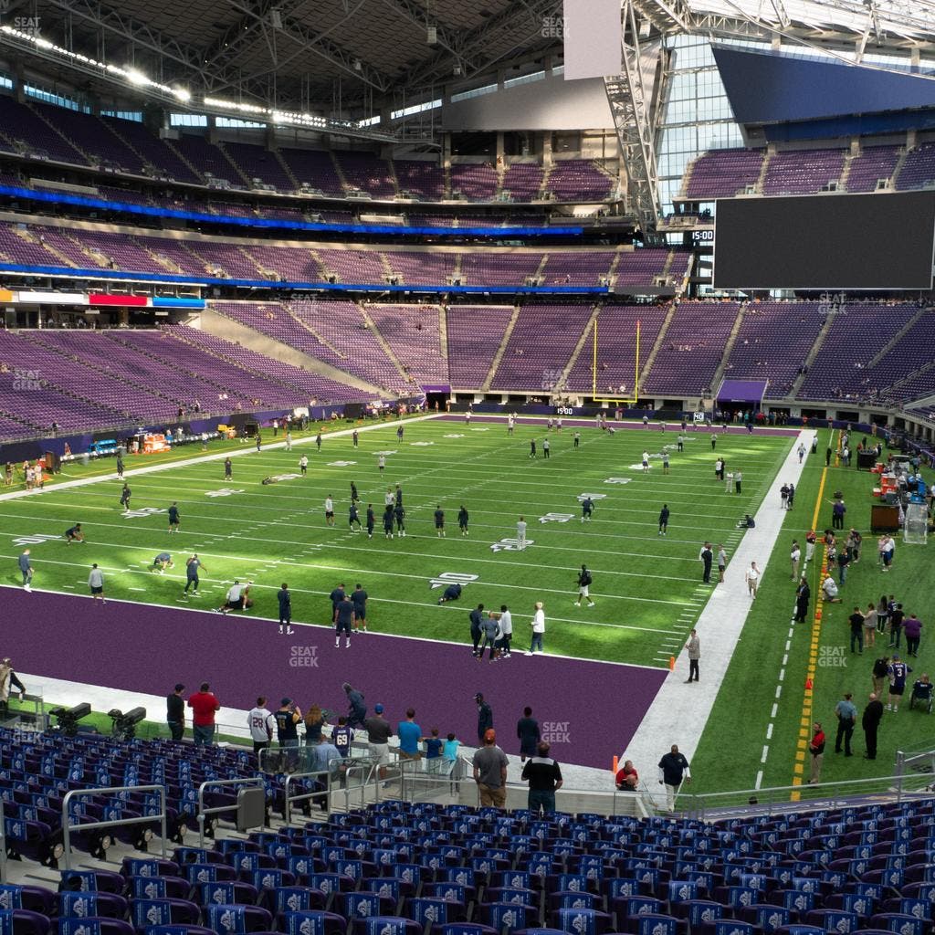 U.S. Bank Stadium - Section 138 Sro Seat View