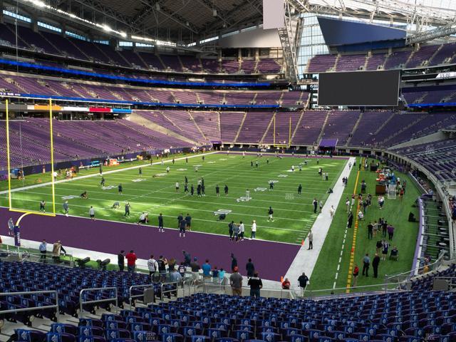 U.S. Bank Stadium - Section 138 Sro Seat View
