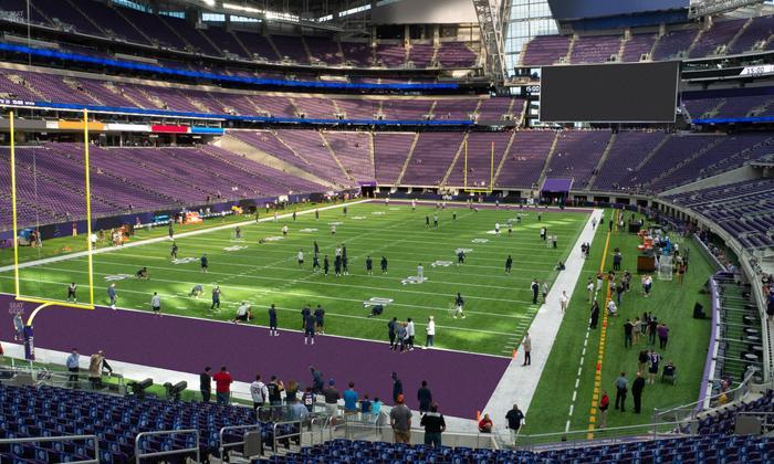 U.S. Bank Stadium - Section 138 Seat View