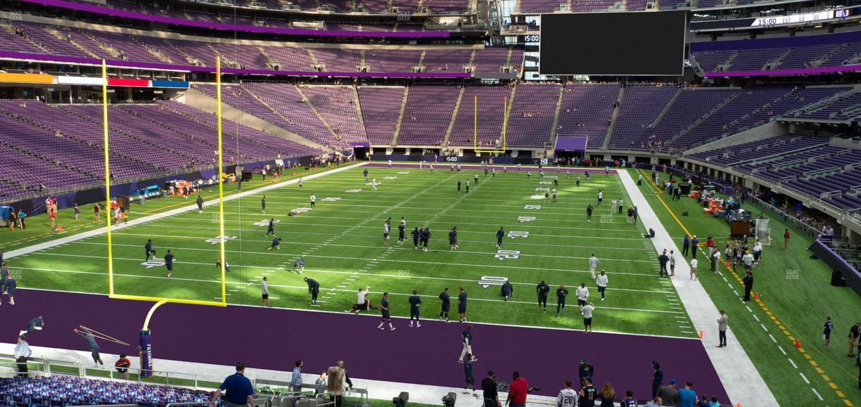 U.S. Bank Stadium - Section 140 Seat View