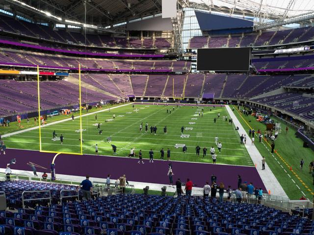 U.S. Bank Stadium - Section 140 Seat View
