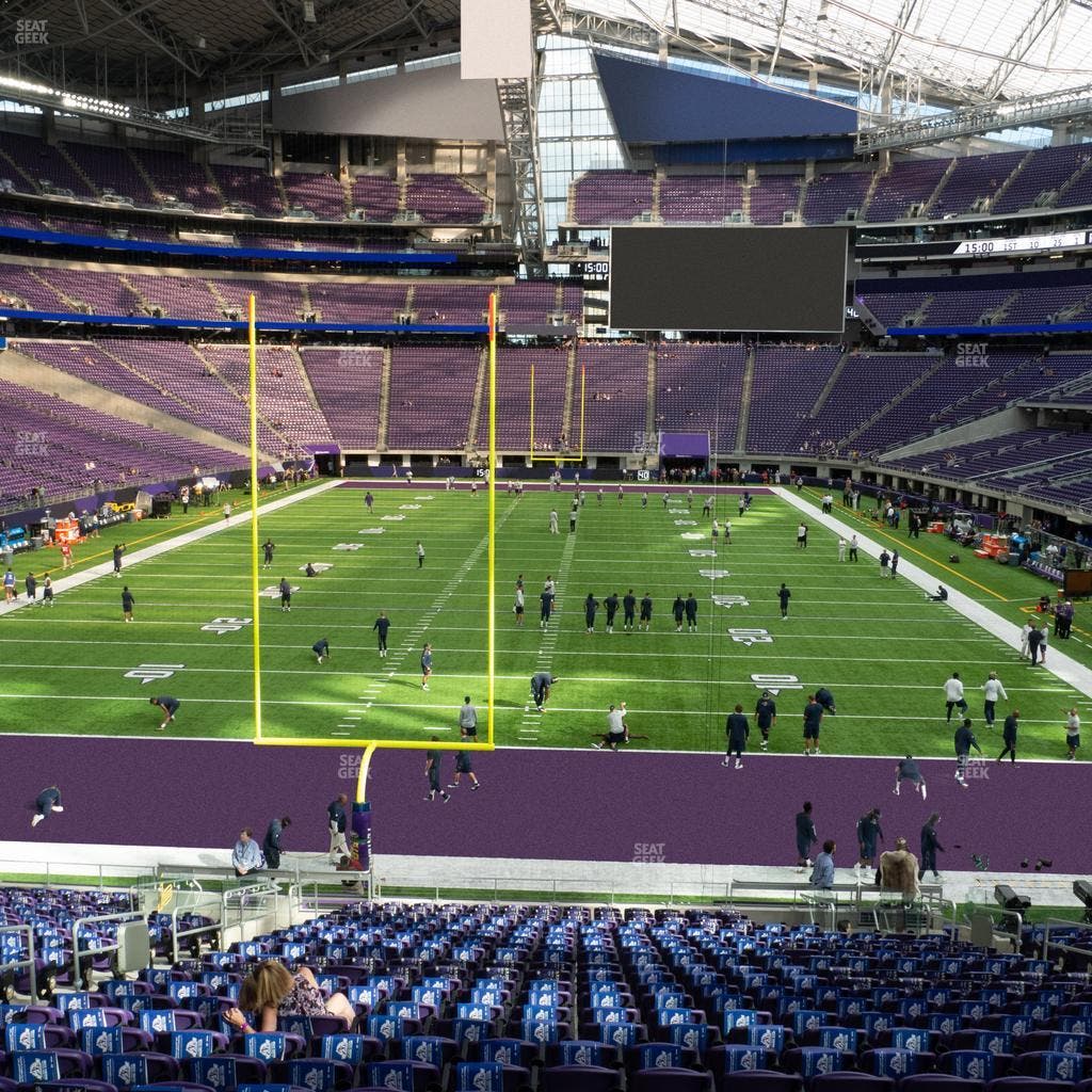 U.S. Bank Stadium - Section 141 Sro Seat View