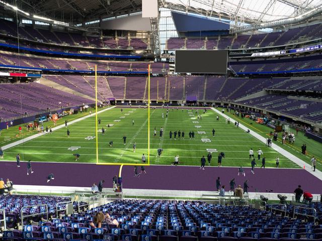 U.S. Bank Stadium - Section 141 Sro Seat View