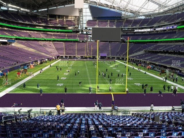 U.S. Bank Stadium - Section 142 Sro Seat View