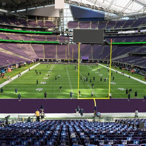 U.S. Bank Stadium - Section 142 Seat View