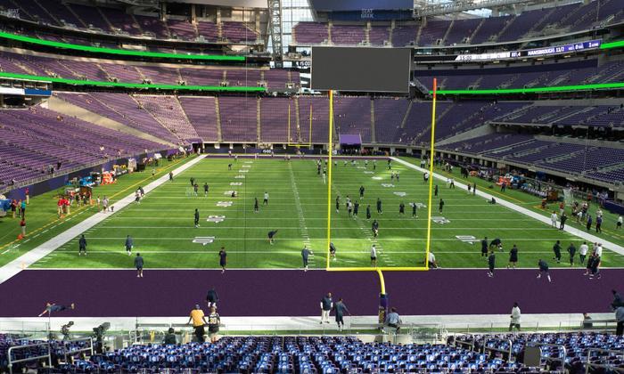 U.S. Bank Stadium - Section 142 Seat View