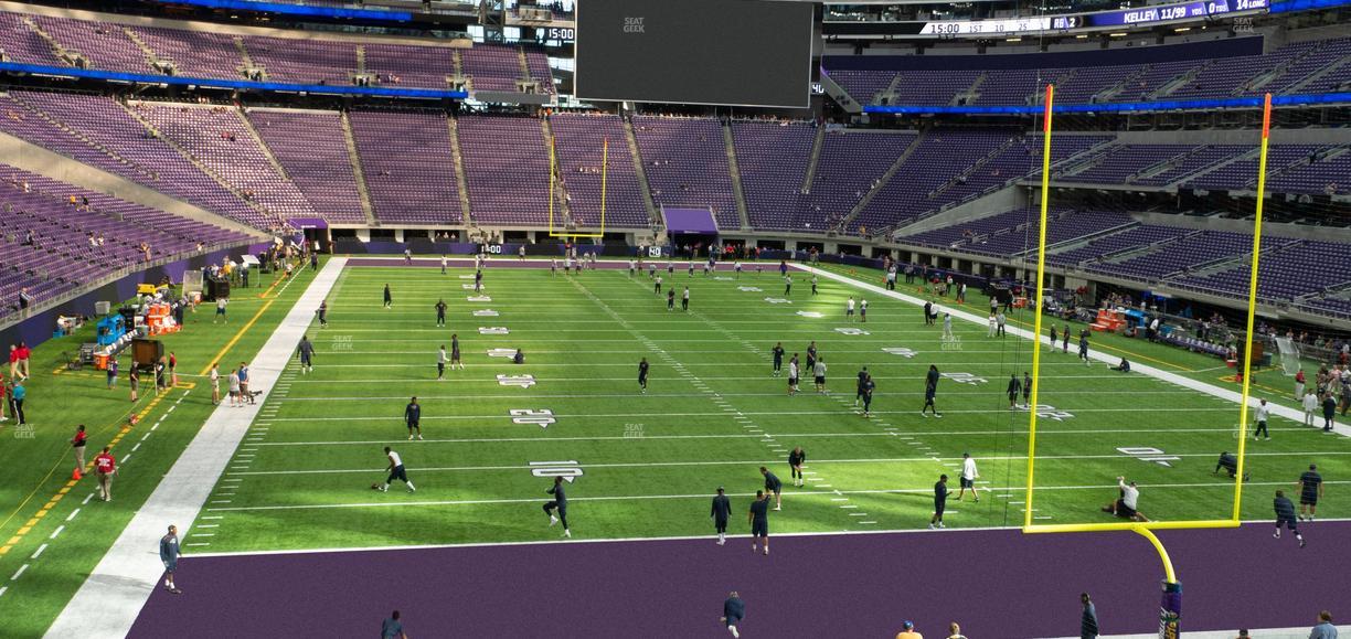 U.S. Bank Stadium - Section 143 Sro Seat View