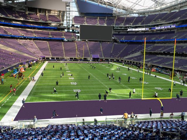 U.S. Bank Stadium - Section 143 Sro Seat View
