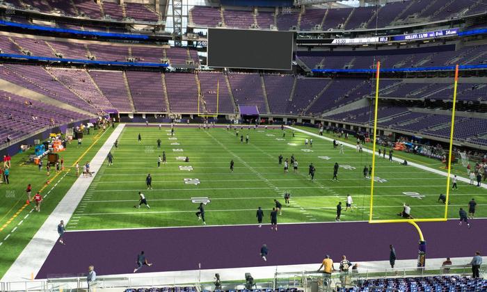 U.S. Bank Stadium - Section 143 Sro Seat View