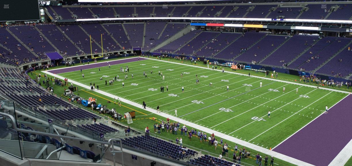 U.S. Bank Stadium - Section 205 Seat View