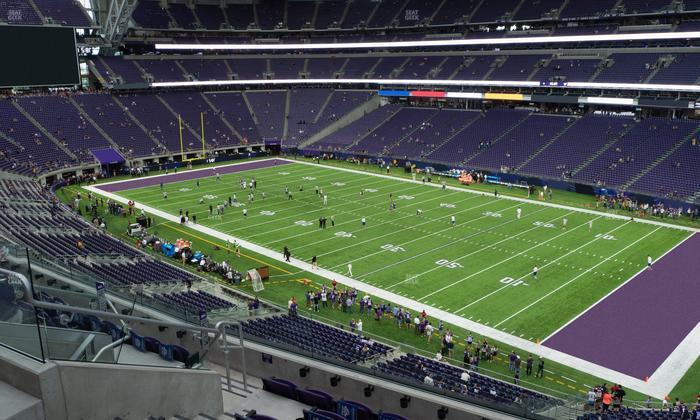 U.S. Bank Stadium - Section 205 Seat View