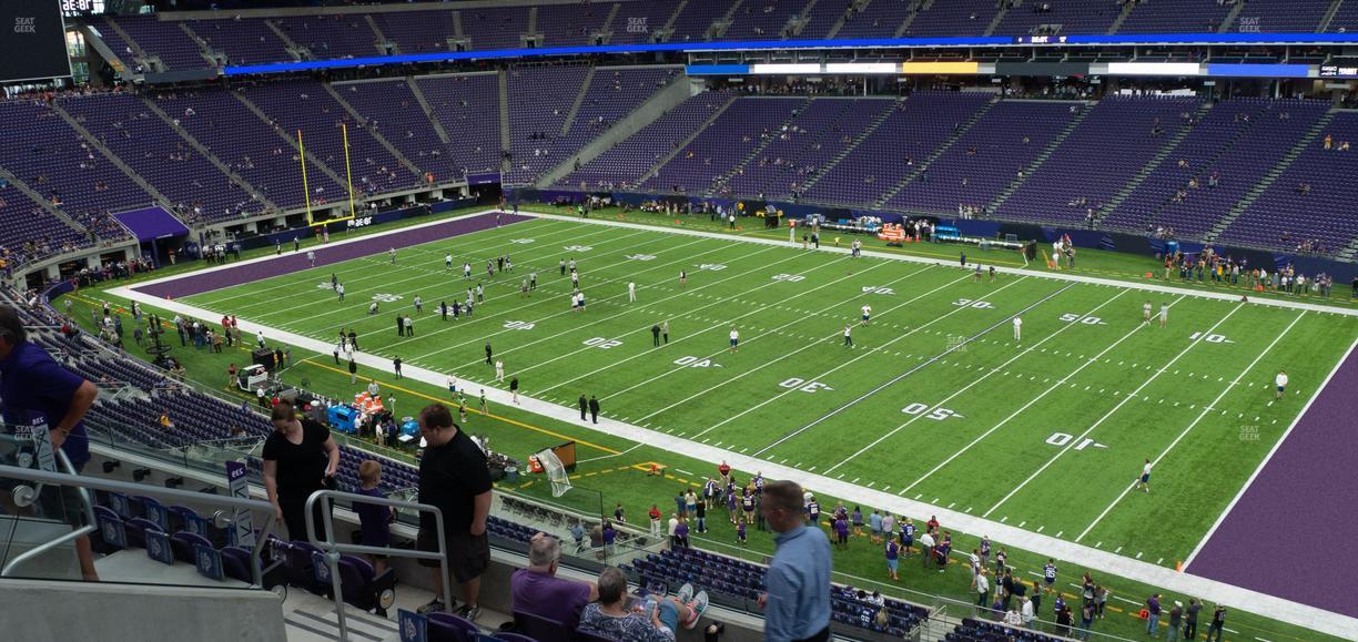 U.S. Bank Stadium - Section 206 Seat View