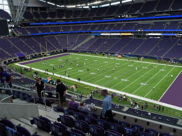 U.S. Bank Stadium - Section 206 Seat View