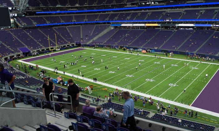 U.S. Bank Stadium - Section 206 Seat View