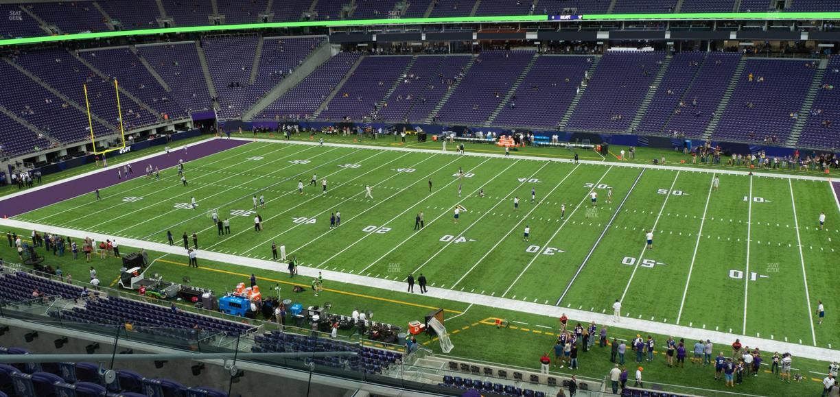 U.S. Bank Stadium - Section 208 Seat View