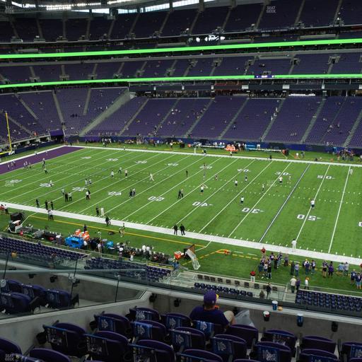 U.S. Bank Stadium - Section 208 Seat View